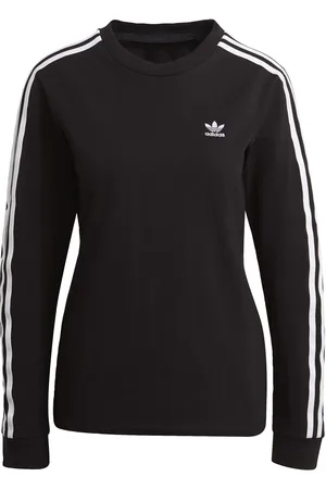 adidas Womens Adicolor Classics Long Sleeve Tee - Cotton - Size 8 UK