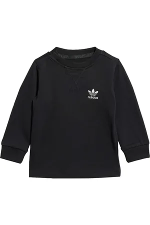 adidas Kids Unisex Long Sleeve Tee - Cotton - Size 12-18M