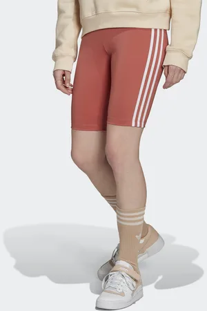 adidas Womens Adicolor Classics Primeblue High-Waisted Short Tights - Recycled Material - Size 6 UK