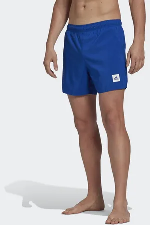 adidas Mens Short Length Solid Swim Shorts - Recycled Material - Size Medium