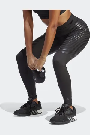 adidas Womens Techfit Control x RHEON™ Full-Length Leggings - Recycled Material - Size 2XS