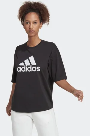 adidas Womens Future Icons Badge of Sport Tee - Cotton - Size Medium