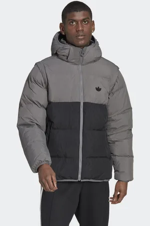 adidas Mens RIFTA Down Regen Hooded Puffer Jacket - Polyamide - Size Small