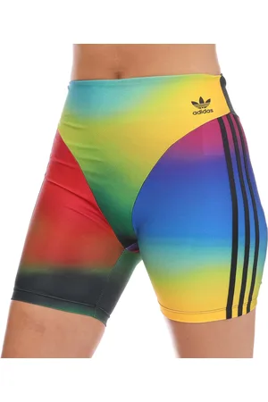 adidas Womens Paolina Russo Biker Shorts in Multi colour - - Size 6 UK