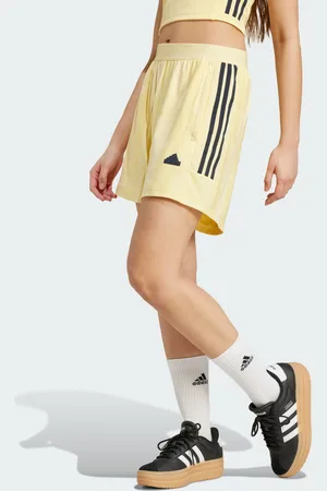 adidas Womens Tiro Cut 3-Stripes Jacquard Shorts - Recycled Material - Size X-Small
