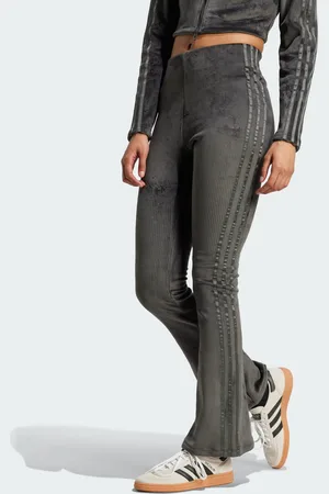 adidas Womens Rib Flared Leggings - - Size 2XS