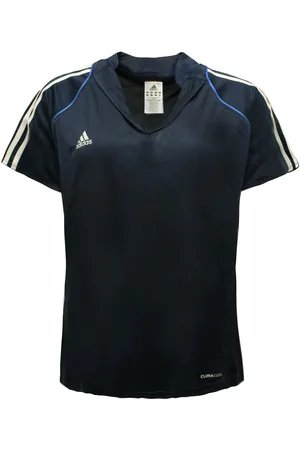 adidas Womens White T-Shirt - - Size 26 (Waist)