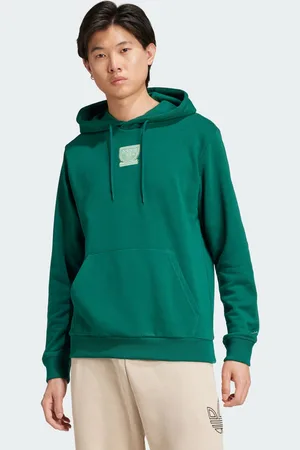 adidas Mens Graphic Hoodie - Cotton - Size Small