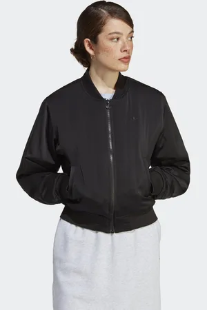 adidas Womens Premium Essentials Bomber Jacket - Recycled Material - Size Medium