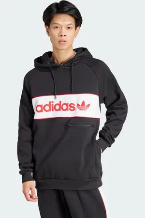 adidas Mens NY Hoodie - Cotton - Size Large