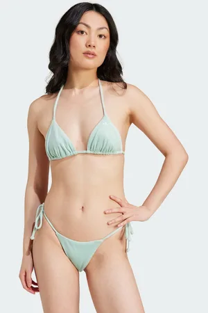 adidas Womens Essentials Bikini Set - Recycled Material - Size Small/Medium