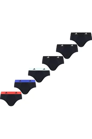 adidas 6-Pack Active Flex Cotton Mens Multicoloured Underwear - - Size Large