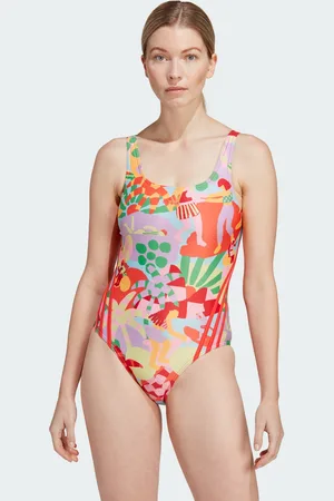 adidas Womens Farm Swimsuit - Recycled Material - Size 2XL