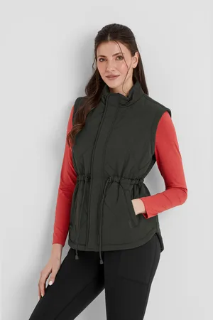 Tog 24 Cassly Womens Padded Gilet - Washed Polyamide - Size 12 UK