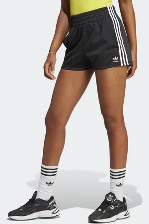 adidas Womens Adicolor 3-Stripes Shorts - Recycled Material - Size Medium