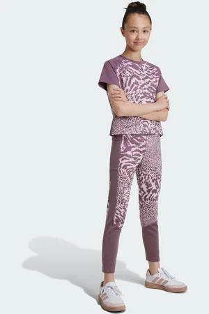 adidas Kids Unisex Optime 7/8 Leggings - - Size 9-10Y