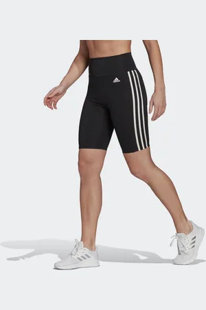 adidas Womens Designed to Move High-Rise Short Sport Leggings - Recycled Material - Size Small