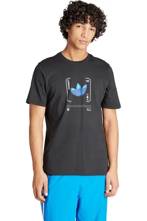 adidas Mens London Graphic T-Shirt in Cotton - Size Small