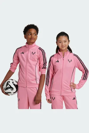 adidas Kids Unisex Messi Track Suit Jacket - Recycled Material - Size 13-14Y