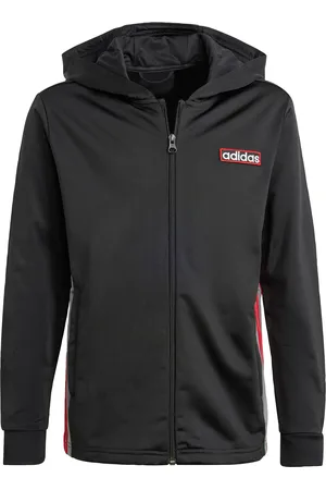 adidas Kids Unisex Adibreak Full-Zip Hoodie - Recycled Material - Size 13-14Y