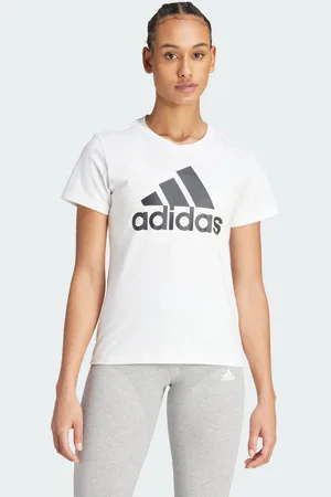 adidas Womens Essentials Logo Tee - Cotton - Size Medium