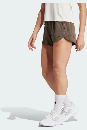 adidas Womens Pacer Training 3-Stripes Woven High-Rise Shorts - Recycled Material - Size XL - 5"