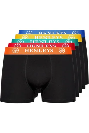 Henleys Mens Primas Boxer Shorts (Pack of 5) - Size X-Large
