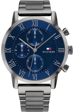Tommy Hilfiger 1791456 Kane Blue Dial Mens Watch - Stainless Steel - One Size