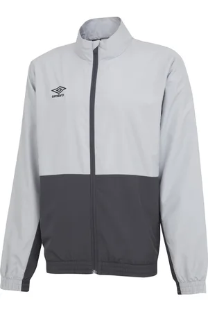 Umbro Mens Woven Training Jacket (High Rise Grey/Carbon) - - Size Small