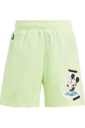 adidas Childrens Unisex x Disney Mickey Mouse Swim Shorts - Recycled Material - Size 7-8Y