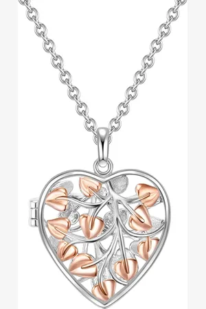 Rafaela Donata Womens Necklace with pendant sterling silver bicolor - - Size 40cm