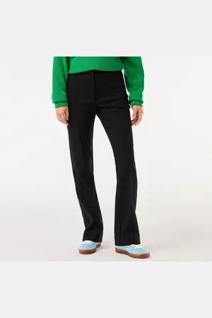 Lacoste Womens High Waist Flared Dress Pants in - Size 6 UK