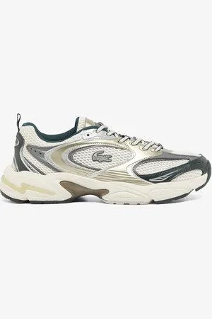 Lacoste Mens Storm 96 2K Trainers in Green Leather - Size UK 7