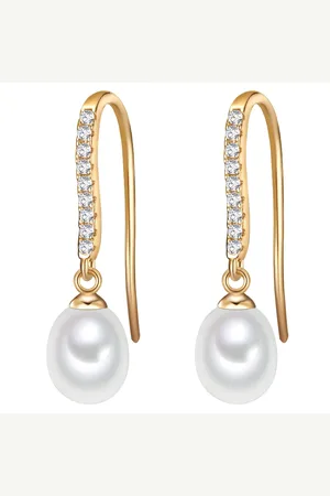 Valero Pearls Womens Sterling Silver Earring - - One Size