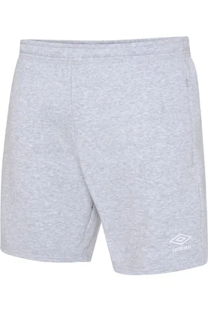Umbro Mens Club Leisure Shorts (Grey Marl/White) - - Size 2XL