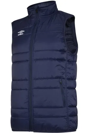 Umbro Mens Club Essential Gilet (Dark Navy/White) - Nylon - Size Large