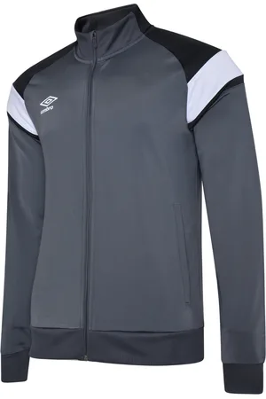 Umbro Childrens Unisex Childrens/Kids Knitted Jacket (Carbon/Black/Brilliant White) - - Size 7-8Y