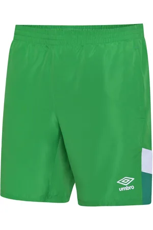 Umbro Childrens Unisex Childrens/Kids Training Shorts (Emerald/Lush Meadows/Brilliant White) - - Size 7-8Y
