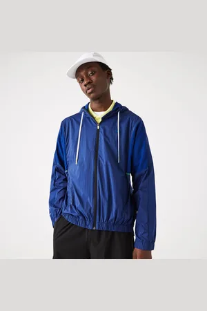 Lacoste Mens Colour-Block Windbreaker Jacket in - Size L/XL