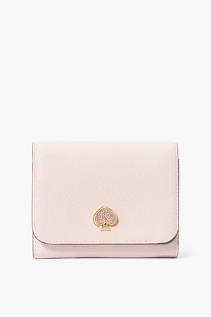 Kate Spade Womens Kayla Embellished Hardware Small L-Zip Wallet - - One Size
