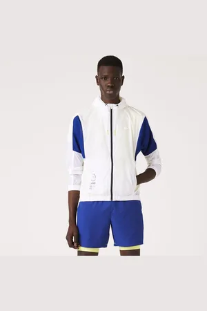 Lacoste Mens Colour-Block Windbreaker Jacket in - Size Small