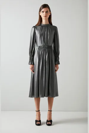 LK Bennett Womens Louise Dresses,Gunmetal - - Size 18 UK