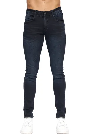 Duck and Cover Mens Maylead Slim Jeans (Blue Black) - - Size 32 Short