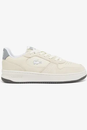 Lacoste Mens L001 Set Suede Trainers in Grey Leather - Size UK 12