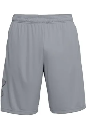 Under Armour Mens Tech Shorts (Steel /Black) - Size Medium