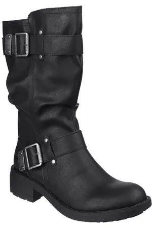Rocket Dog Womens/Ladies Trumble Faux Leather Biker Boots - Size UK 5