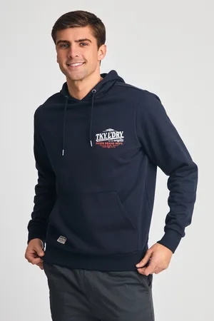 Tokyo Laundry Mens Printed Hoody With Drawcord - Size X-Large