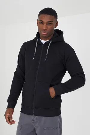 Brave Soul Mens Zip Through Hoodie - Size Large