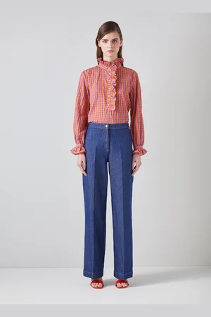 LK Bennett Womens Camille Woven Tops, - Size 8 UK