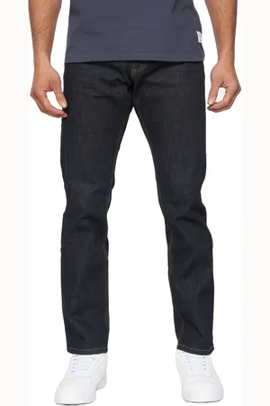 Duck and Cover Mens Hydras Straight Leg Jeans (Raw Wash) - - Size 36 Short